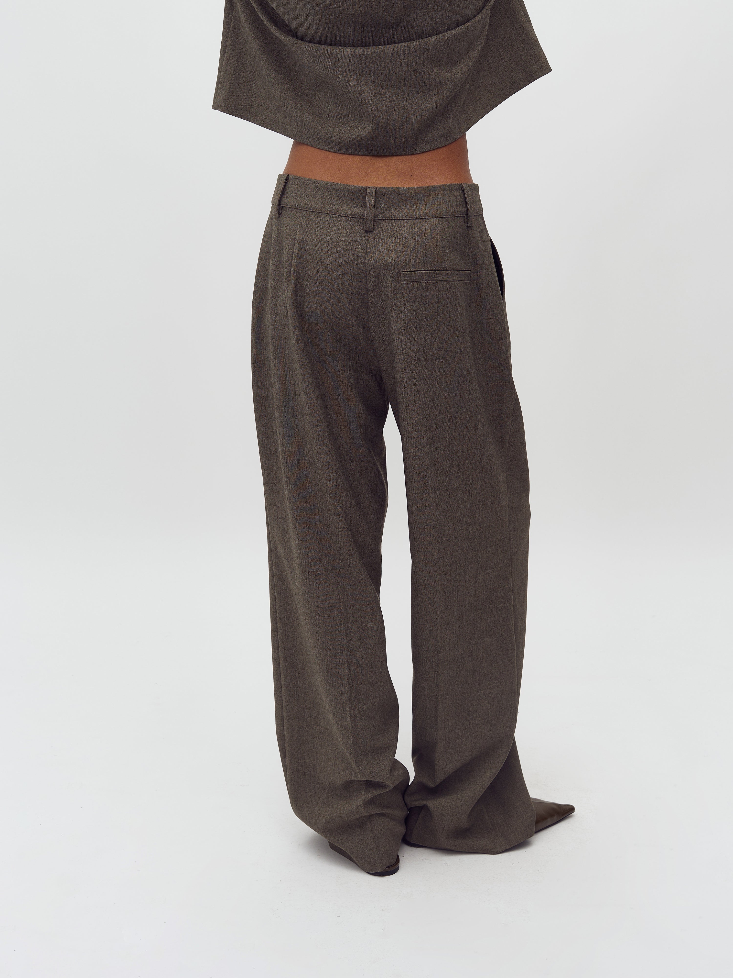 Cristiana Long-M_Deep Green Melange_Model_1