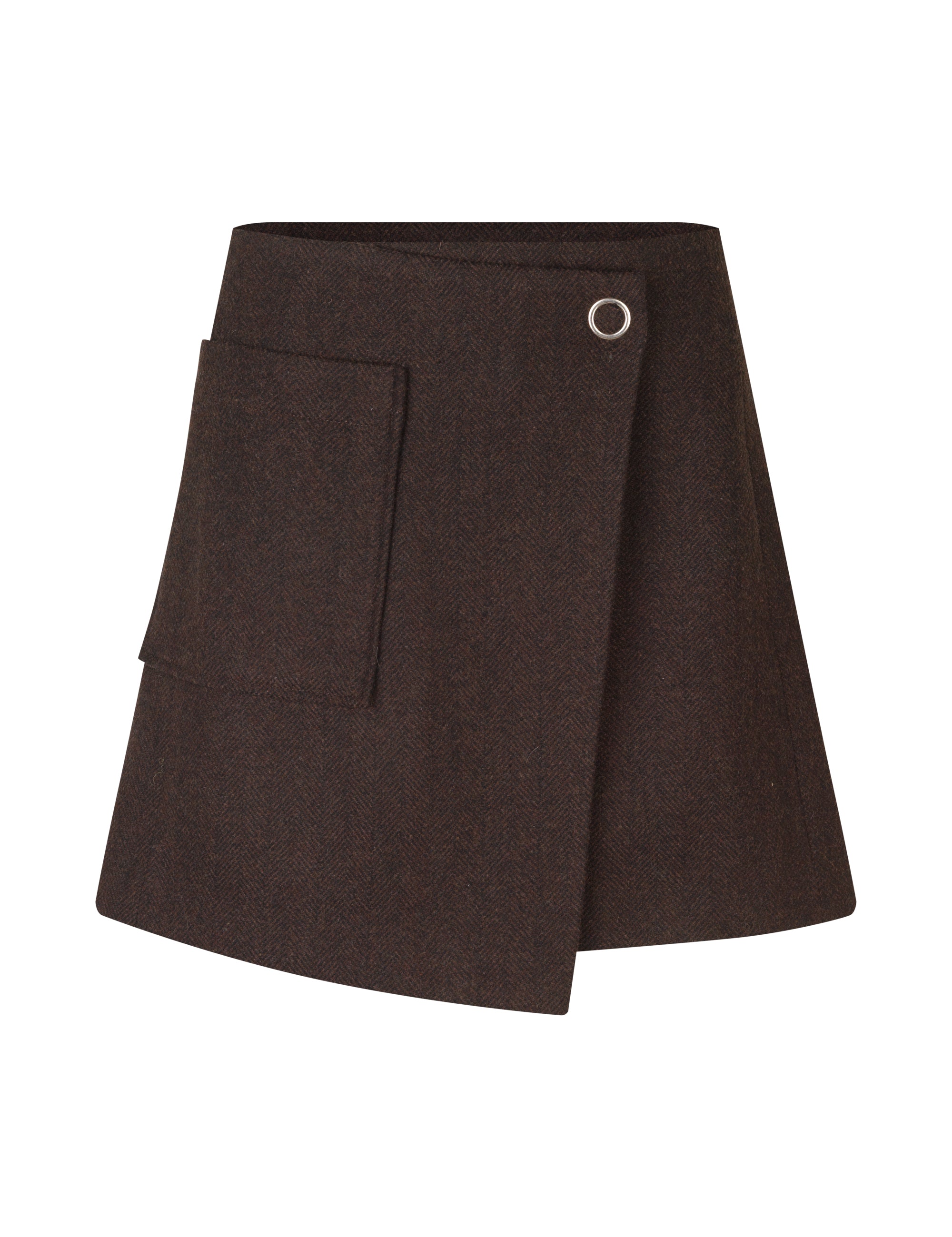 Keya-M_Brown Black Twill_Packshot_0