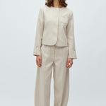 Bodil-M_Spring Brown Melange_Model_0