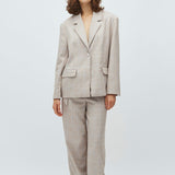 Clementa-M_Beige Check_Model_0