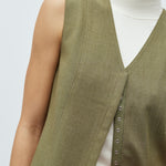 Flavina-M_Dusty Olive Melange_Model_2