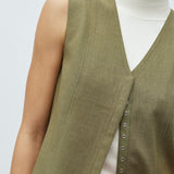 Flavina-M_Dusty Olive Melange_Model_2