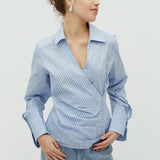 Gerri-M_Blue Navy Stripe_Model_0