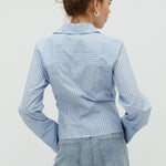 Gerri-M_Blue Navy Stripe_Model_2