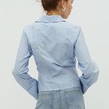 Gerri-M_Blue Navy Stripe_Model_2